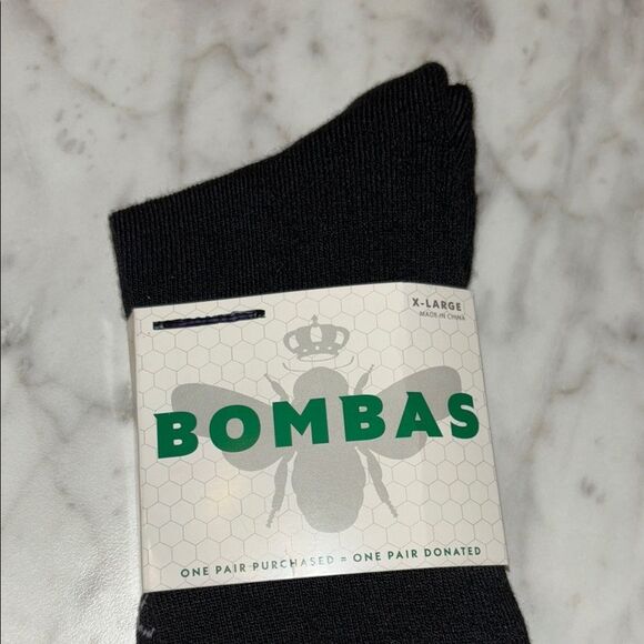 Bombas Men's Classic Black Socks - Picture 2 of 4